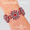 Red Aurellia Cuff Kit on wrist600 Red Star Pattern Cuff Kit