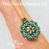 Teal Aurellia Pendant on arm600