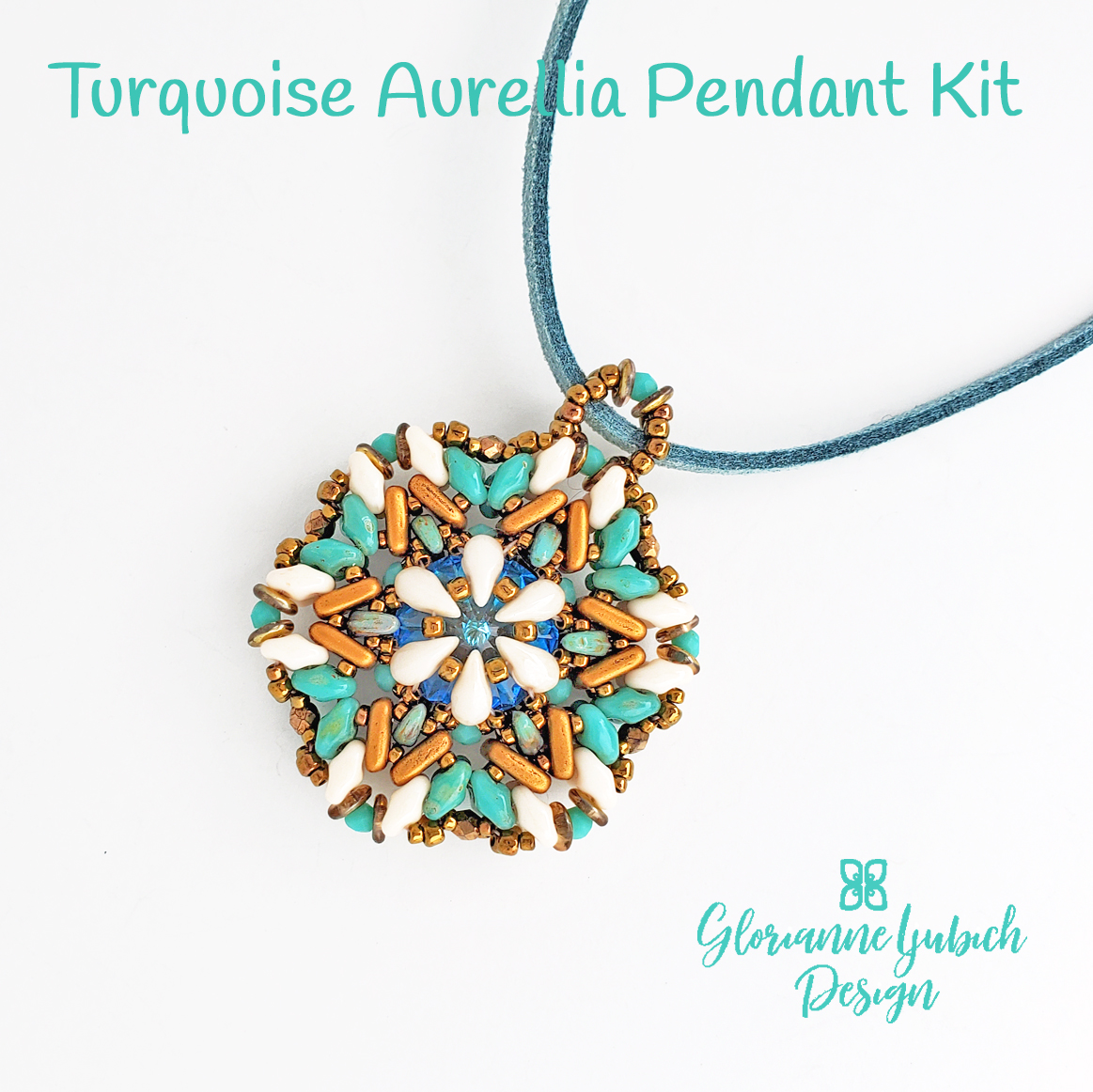 Turquoise Aurellia Pendant Beading Kit