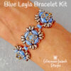 Blue GemDuo Bracelet Beading Kit