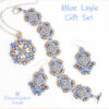 Blue Beaded Jewelry Making Set