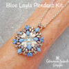 Blue Beadwork Pendant Kit