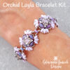 Orchid Shaped Bead Bracelet Kit