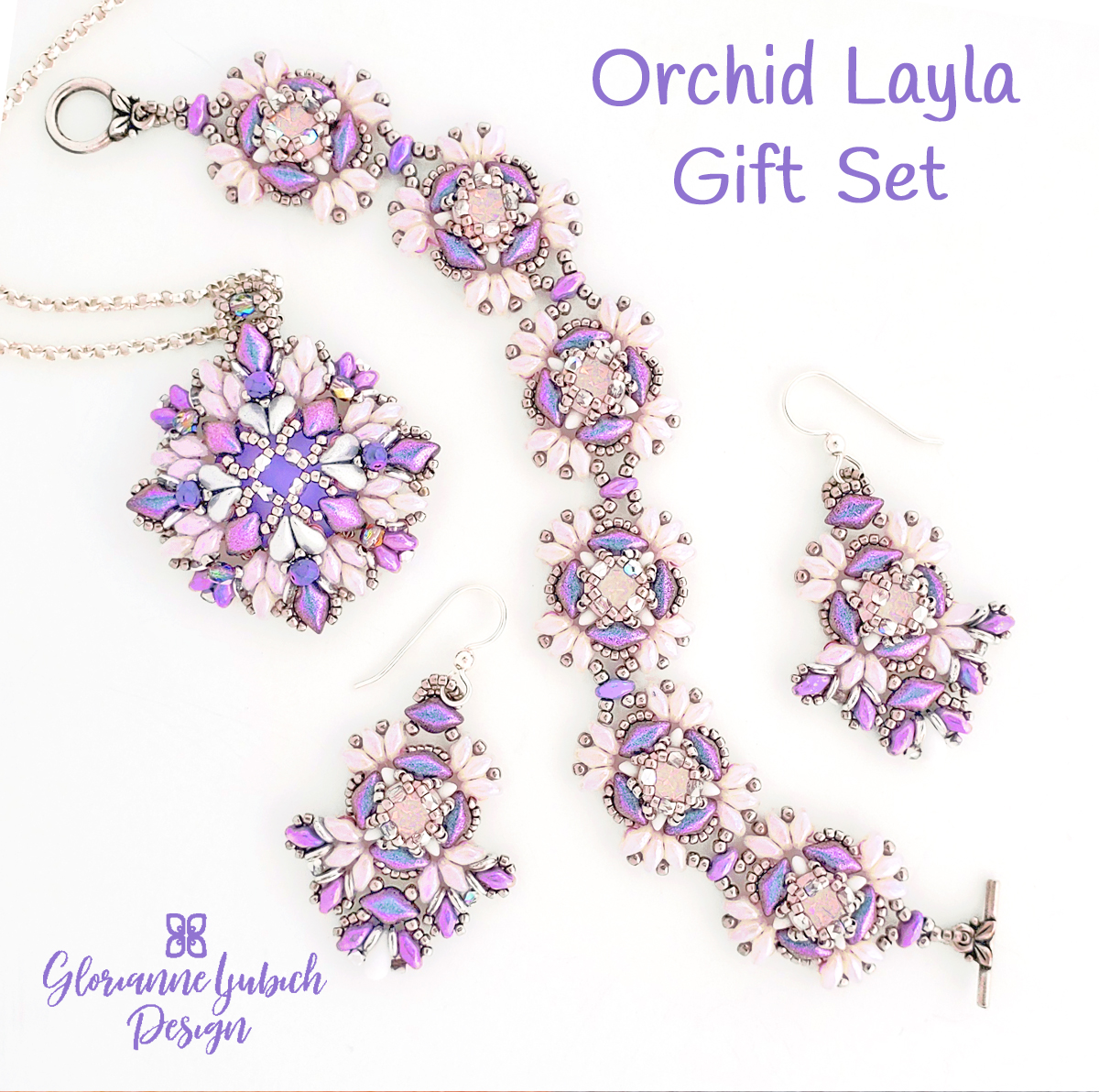 Orchid Jewelry Beadwork Kits