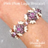 Pink Plum Beadwork Bracelet Kit