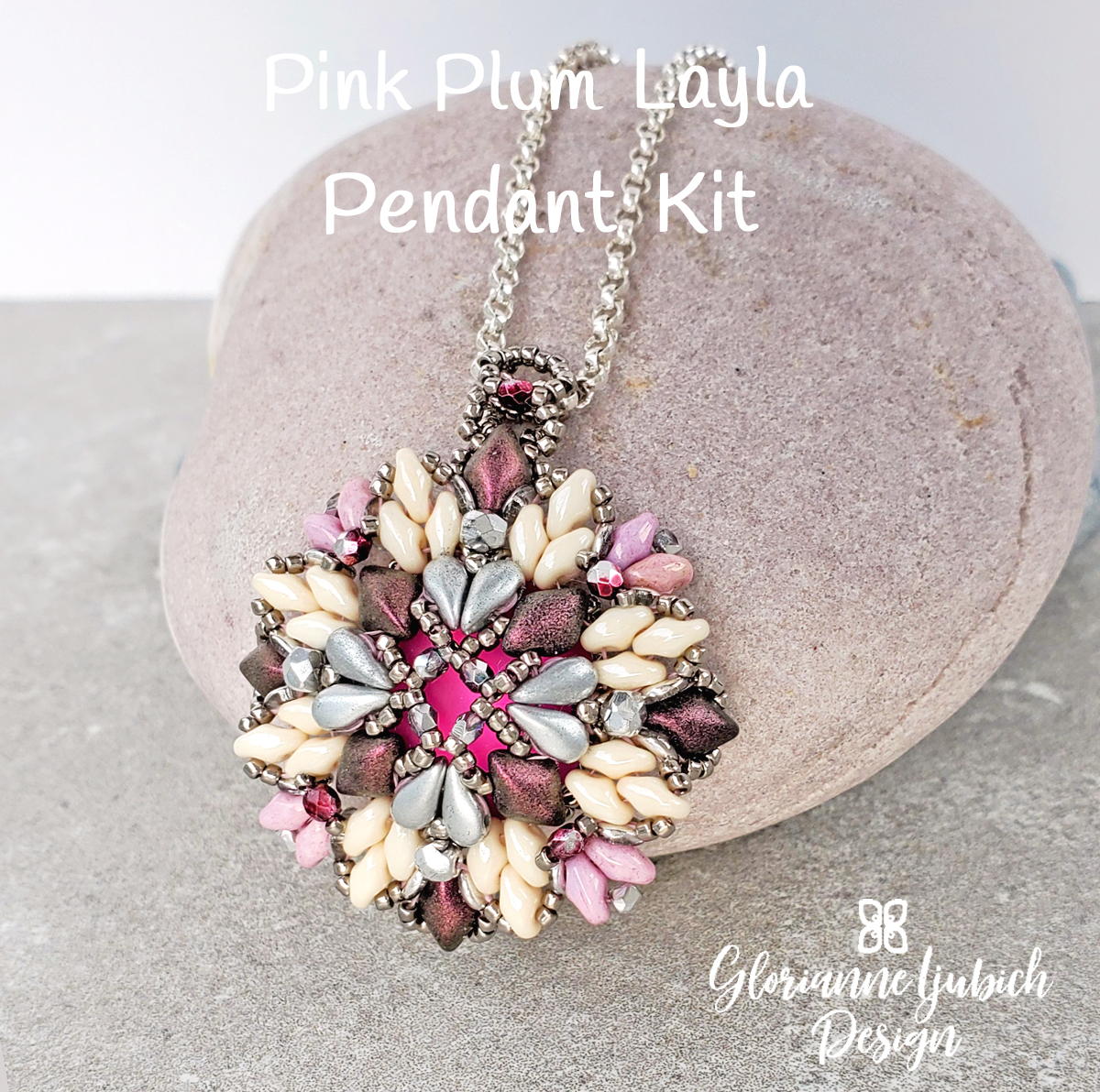 Pink Plum Layla Drop Duo Pendant Kit