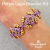 Purple Beadweaving Bracelet Kit