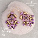 Purple Layla Earrings Kit