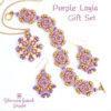 Purple Layla Gift Set white 600