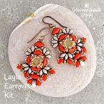 Red Layla Earrings Kit