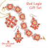 Beadwork Jewelry DIY Set Red