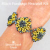 Black Beaded Bracelet Kit
