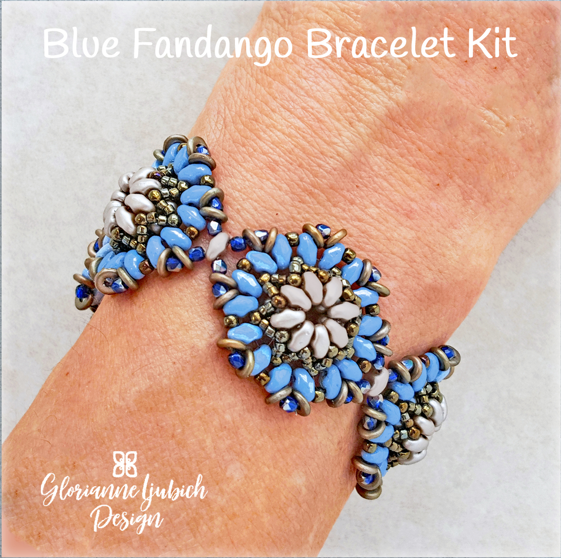 Fandango Beadweaving Bracelet Kit - Glorianne Ljubich Design