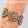 Coral Beadweaving Bracelet Kit