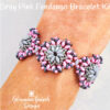 Gray Pink Beadwork Bracelet Kit