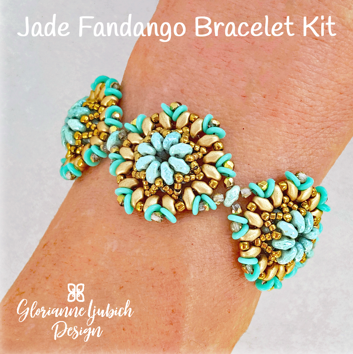 Jade Fandango Beadwork Bracelet Kit