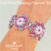 Pink Plum Daisy Bracelet Kit