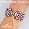 Purple Bracelet Beading Kit