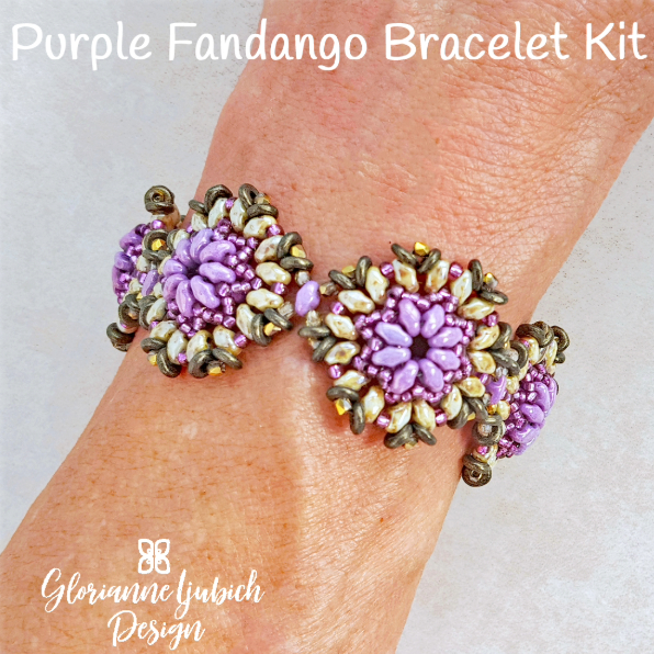 Purple Bracelet Beading Kit