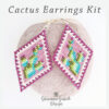 Cactus Beaded Earrings Kit