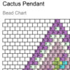 Cactus Pendant Bead Chart