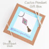 Cactus Pendant Gift Box300 Beaded Cactus Pendant Gift Box