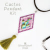 Cactus Pendant Kit w clasp600 Cactus Beaded Pendant Instructions