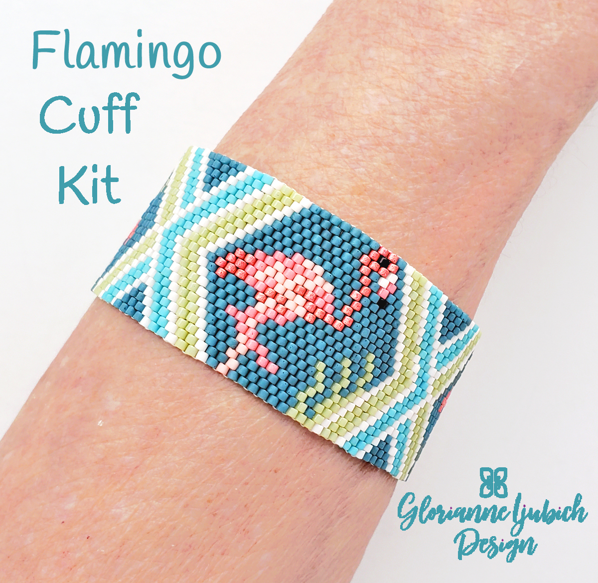 Flamingo Peyote Cuff Kit