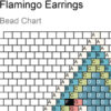 Flamingo Earrings Bead Chart