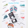 Flamingo Earrings Kit Ingredients325 Tropical Earrings Kit Supplies