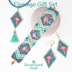 Flamingo Beadwork Gift Set