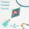 Flamingo Beadwork Pendant Pattern
