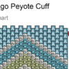 Flamingo Peyote Cuff Bead Chart1 Bead Chart