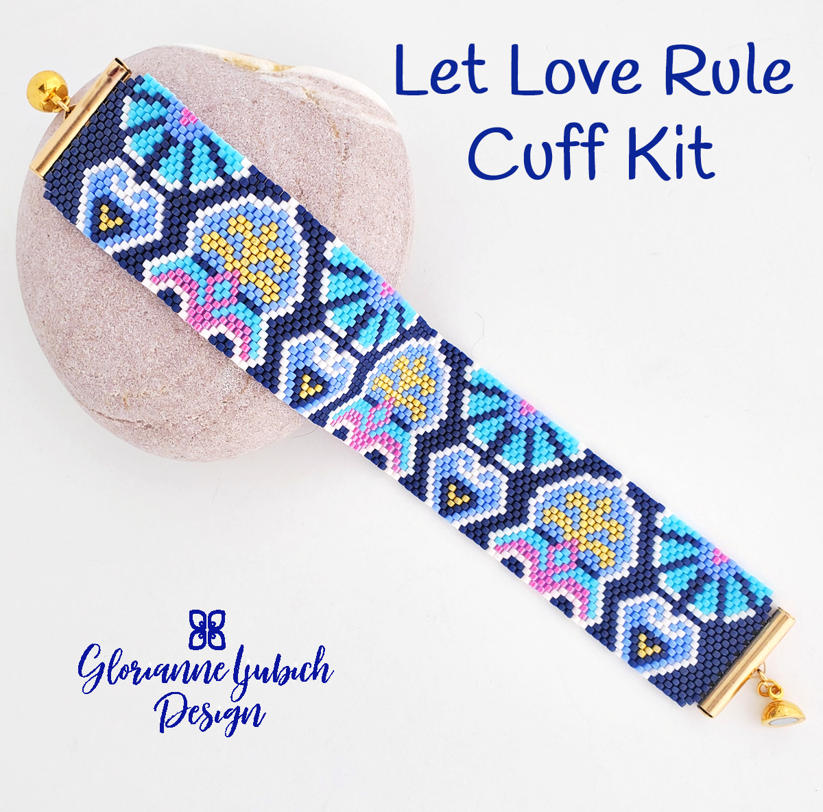 Let Love Rule Peyote Stitch Cuff Kit