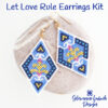 Let Love Rule Earrings Kit on rock600 Love Beadwork Earrings Kit