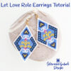 Fleur De Lis Beaded Earrings Tutorial