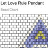 Let Love Rule Pendant Bead Chart