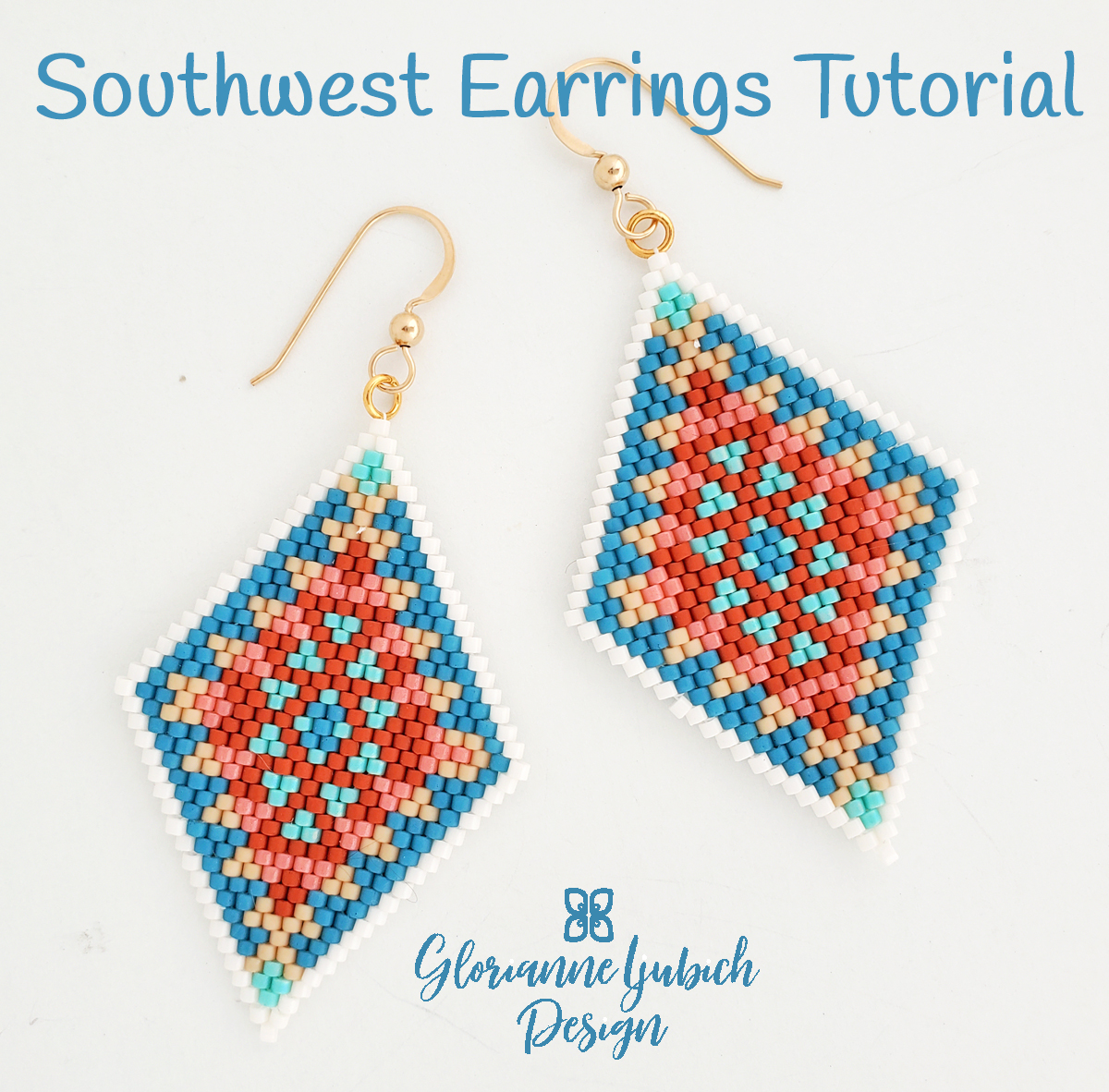 Southwest Brick Stitch Earrings Tutorial