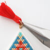 Southwest Pendant Attach Tassel300x238 Southwest Pendant Tutorial Illustration