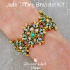 Jade Tiffany Bracelet Kit on wrist 600 Jade Beaded Bracelet Kit