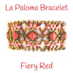 La Paloma Bracelet Fiery Red