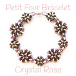 Petit Four Bracelet Crystal Rose