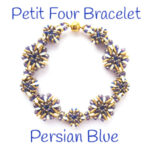 Petit Four Bracelet Persian Blue