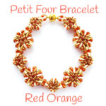Petit Four Bracelet Red Orange