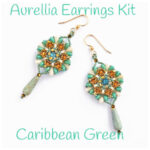 Aurellia Earrings Kit 300 Caribbean Green
