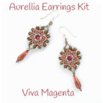 Aurellia Earrings Kit 300 Viva Magenta