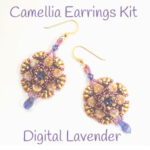 Camellia Earrings Kit Digital Lavender300