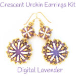 Crescent Urchin Earrings Kit Digital Lavender300