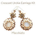 Crescent Urchin Earrings Kit Macchiato300