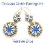 Crescent Urchin Earrings Kit Persian Blue300